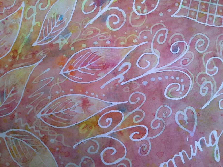 How to Paint a Batik-Inspired Watercolour Painting